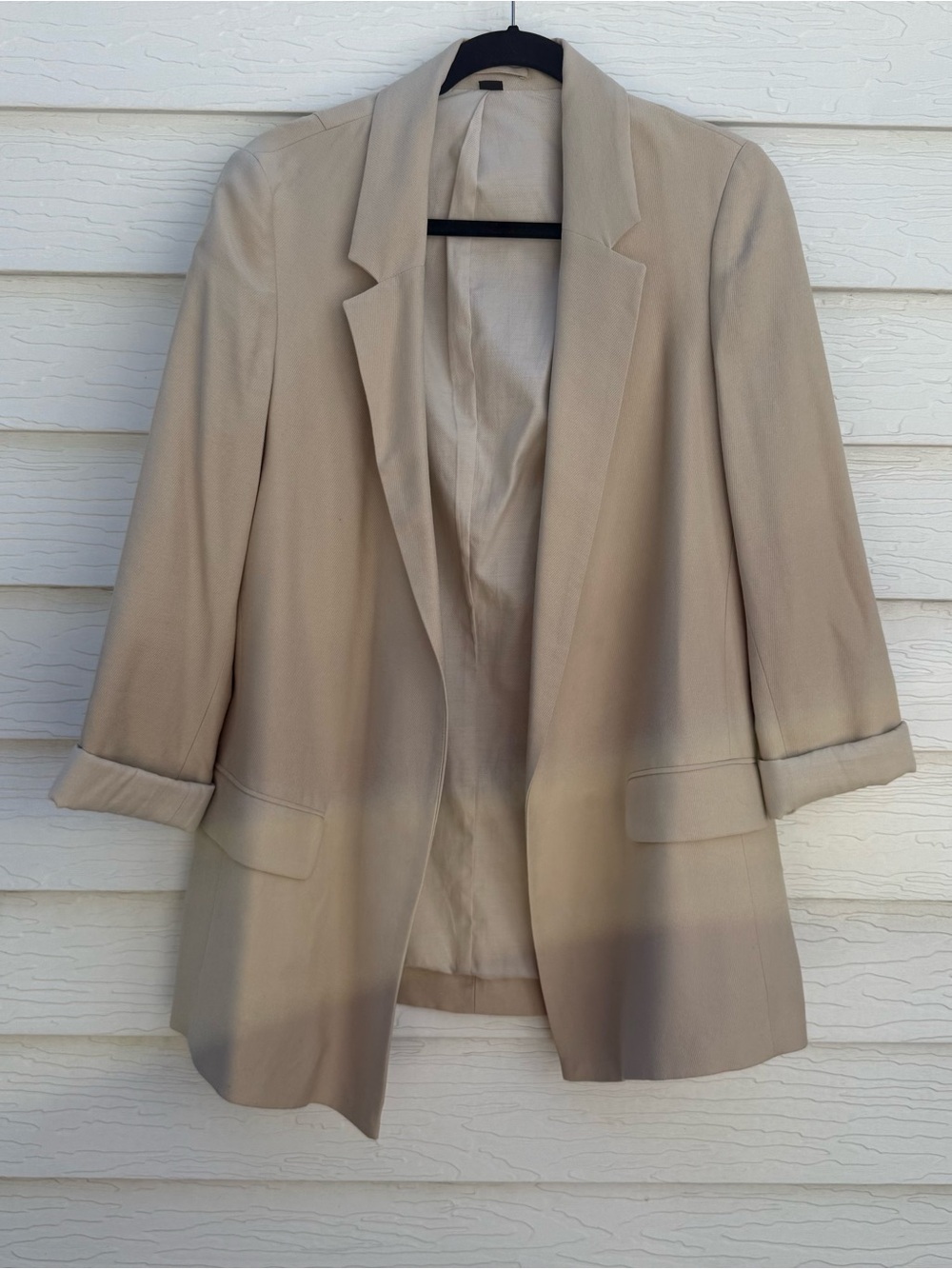 ALLSAINTS Aleieda blazer cream size 10